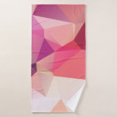 Abstract low poly background, geometry triangle, m (Serviette de bain)