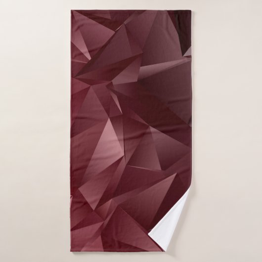 Abstract Low-Poly background. triangulated texture (Serviette de bain)