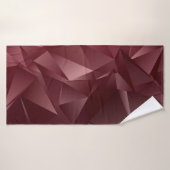 Abstract Low-Poly background. triangulated texture (Serviette de bain)