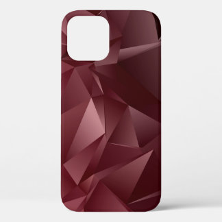 Abstract Low-Poly background. triangulated texture iPhone 12 Hoesje
