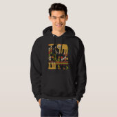 Abstract luifelpatroon hoodie (Voorkant volledig)