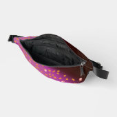 Abstract maanlicht herfstbladeren rozen gedrukt  heuptasje (Open)