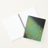 Abstract maanlicht herfstbladeren rozen notitieboek (Binnen)