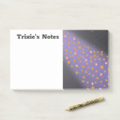 Abstract maanlicht herfstbladeren rozen post-it® notes (Op bureau)