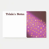Abstract maanlicht herfstbladeren rozen post-it® notes (Voorkant)