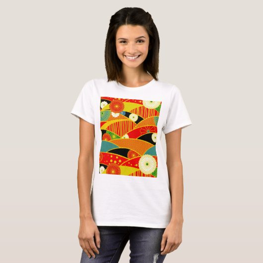 Abstract Magisch Landschap T-Shirt (Voorkant volledig)