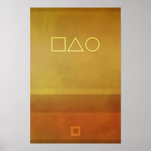 Abstract Magnetisme 05 - Mod -01 Poster (Voorkant)