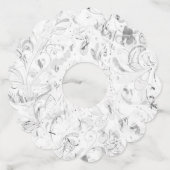 Abstract Mandala 4 Wijnglaslabel (Voorkant)