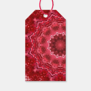 Abstract , mandala , caleidoscoop cadeaulabel