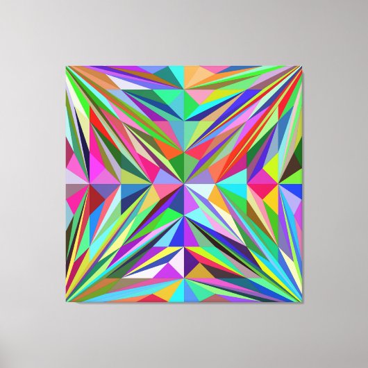 Abstract Mandala Canvas Afdruk (Voorkant)