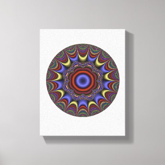 Abstract Mandala Canvas Afdruk (Voorkant)