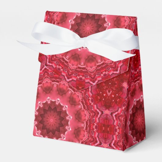 Abstract, mandala, kaleidoscoop bedankdoosjes (Voorkant Zijde)