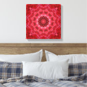 Abstract, mandala, kaleidoscoop canvas afdruk (Insitu (Slaapkamer))