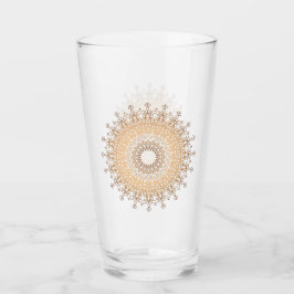 Abstract mandala oost - aziatische paleis - sierho glas