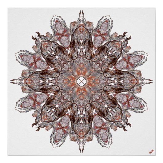 Abstract Mandala Poster nr. 3 Perfect Poster (Voorkant)