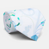 Abstract Mandala Stropdas (Opgerold)