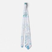 Abstract Mandala Stropdas (Achterkant)