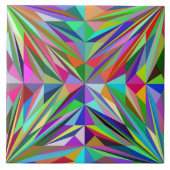 Abstract Mandala Tegeltje (Voorkant)