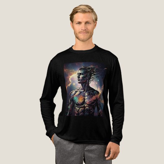 Abstract Mannen T-shirt (Voorkant)