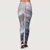 Abstract Marble Women Leggings – Comfortable leggi (Achterkant)