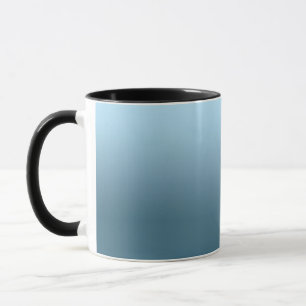 Abstract marineblauw pure kleur trend modern mok