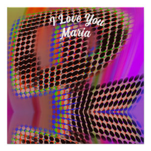 Abstract marmer Vloeibaar Kleurrijk Glanzend Poste Perfect Poster