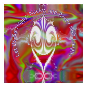 Abstract marmer Vloeibaar Kleurrijk Glanzend Poste Perfect Poster