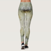 Abstract marmerpatroon leggings (Achterkant)