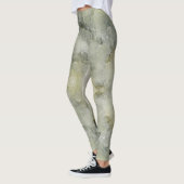 Abstract marmerpatroon leggings (Links)