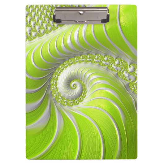 Abstract Matig Spiral Fractal Klembord (Voorkant)