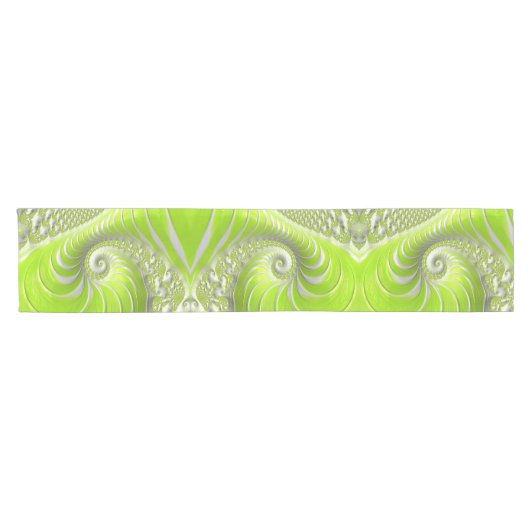 Abstract Matig Spiral Fractal Korte Tafelloper (Horizontaal)