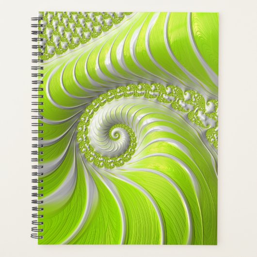 Abstract Matig Spiral Fractal Planner (Voorkant)