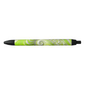 Abstract Matig Spiral Fractal Zwarte Inkt Pen (Voorkant)
