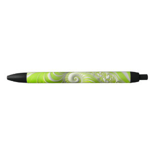 Abstract Matig Spiral Fractal Zwarte Inkt Pen