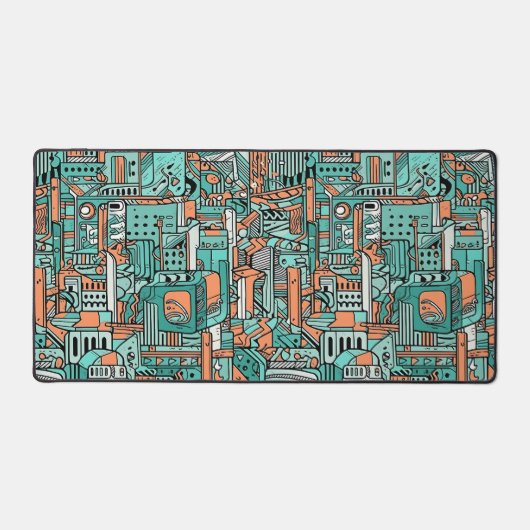 Abstract Mechanical Metropolis Bureaumat (Voorkant)