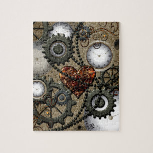Abstract mechanisch ontwerp legpuzzel
