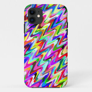 Abstract Meerkleurig Mozaïekpatroon #5 iPhone 11 Hoesje