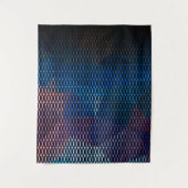 Abstract, meerkleurig patroon, netpatroon, kant wandkleed (Voorkant)