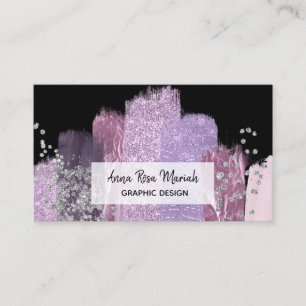 *~* Abstract meisje Feminine-opvallend Chic Glitte Visitekaartje