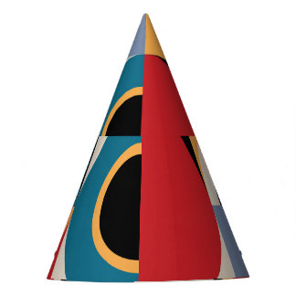 Abstract Memphis: geometrische  stijl. Feesthoedjes