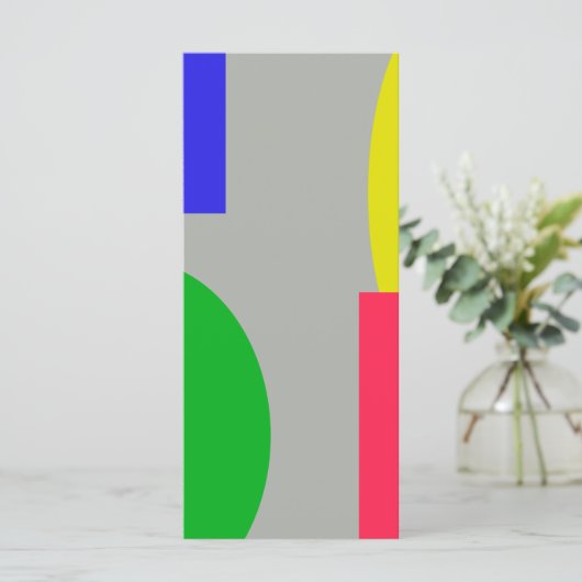 Abstract Menu (Staand voorkant)