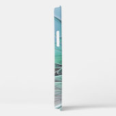 Abstract met blauwe, moderne fractale kunst Case-Mate iPhone case (Achterkant / Rechts)