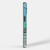 Abstract met blauwe, moderne fractale kunst Case-Mate iPhone case (Achterkant / Rechts)