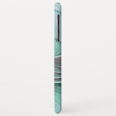 Abstract met blauwe, moderne fractale kunst Case-Mate iPhone case (Achterkant/links)