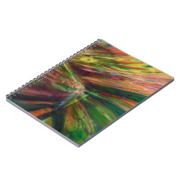 Abstract met meerdere kleuren notitieboek