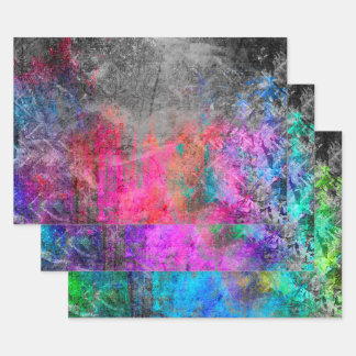 Abstract met nood inpakpapier vel