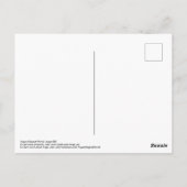 Abstract met oranje #1 briefkaart (Achterkant)