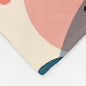 Abstract middeleeuwse moderne fleece deken (Hoek)