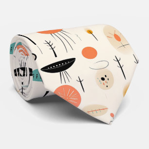 Abstract midden-eeuw stropdas