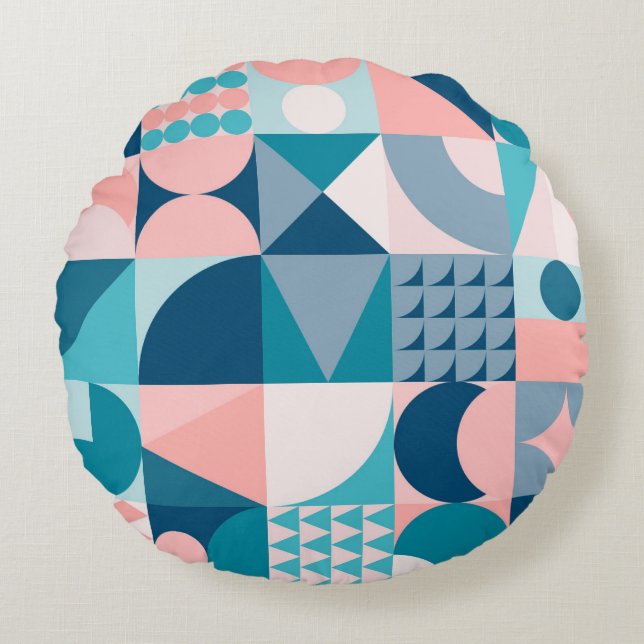 Abstract middeneeuws patroon werpt kussen op (Voorkant)